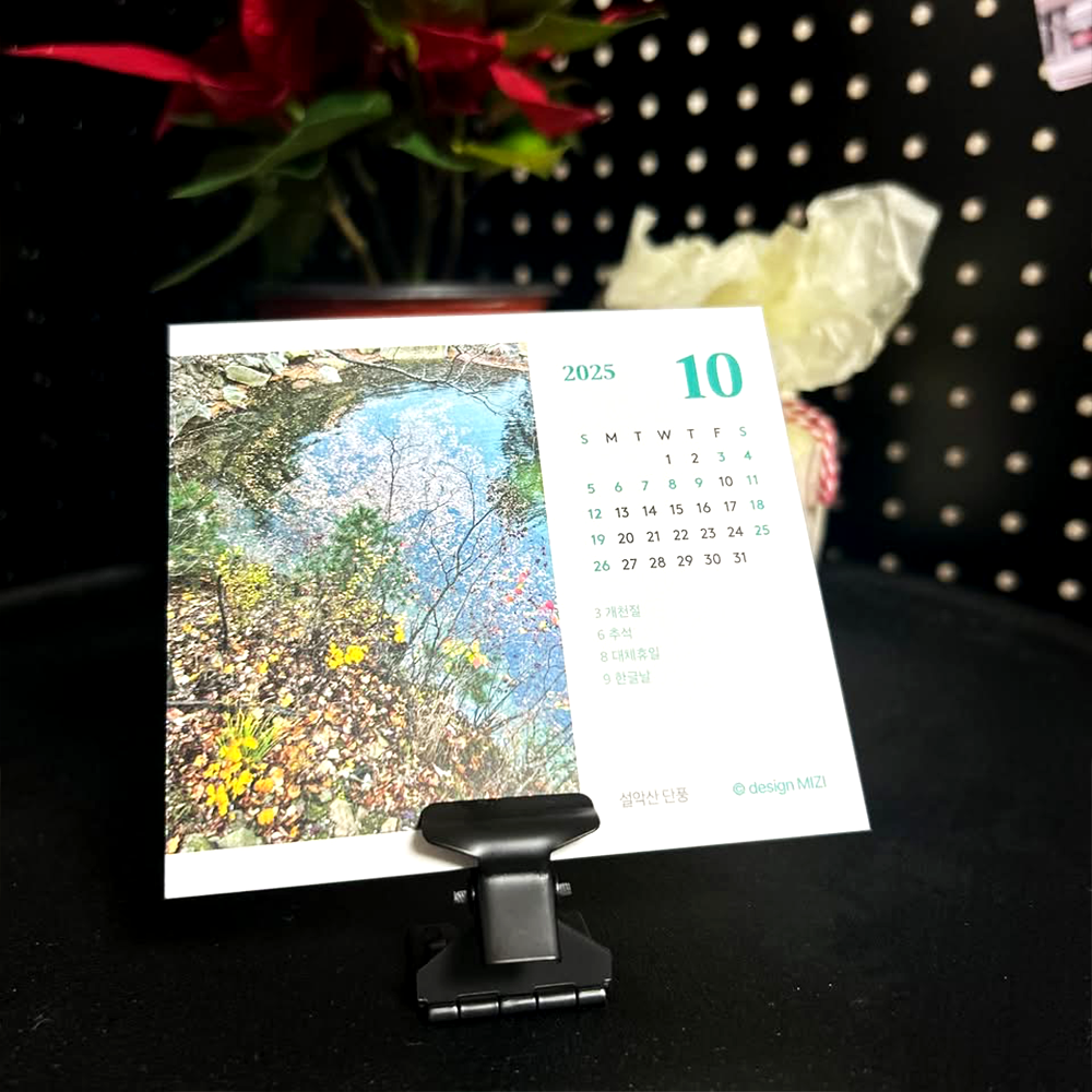 2025 디자인 미지 캘린더